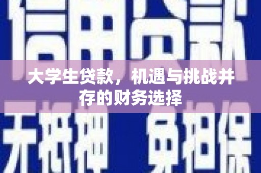 兰西大学生贷款，机遇与挑战并存的财务选择