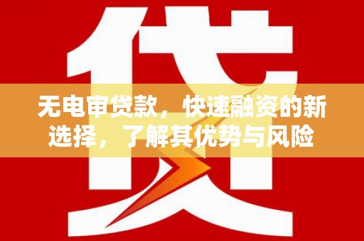 兰西无电审贷款，快速融资的新选择，了解其优势与风险