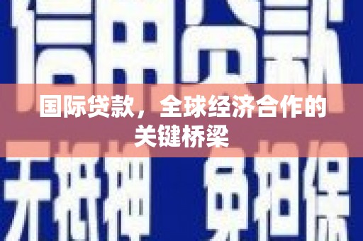 兰西国际贷款，全球经济合作的关键桥梁