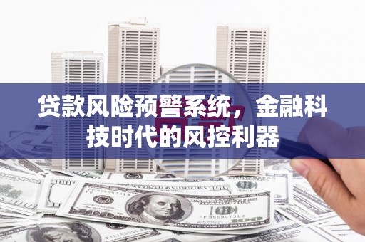 兰西贷款风险预警系统，金融科技时代的风控利器