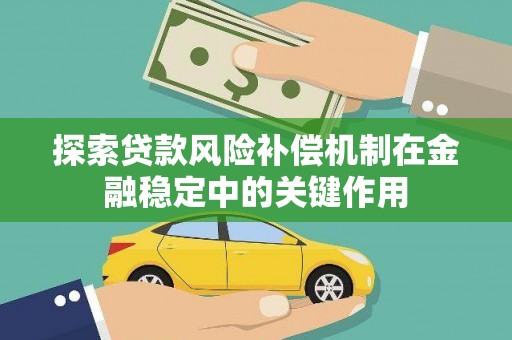 兰西探索贷款风险补偿机制在金融稳定中的关键作用
