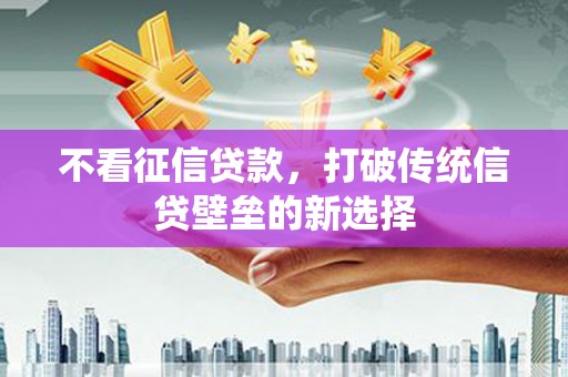 兰西不看征信贷款，打破传统信贷壁垒的新选择