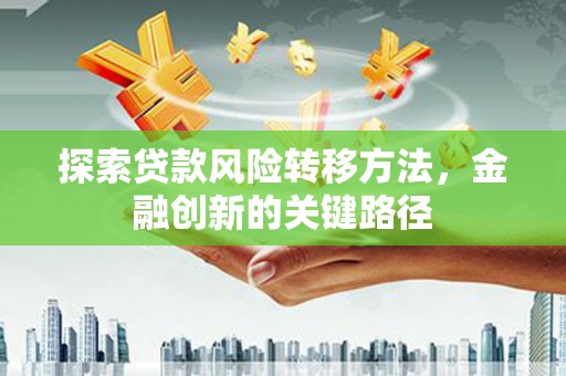 兰西探索贷款风险转移方法，金融创新的关键路径