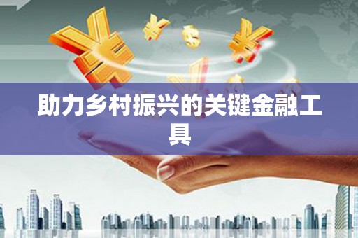 兰西助力乡村振兴的关键金融工具