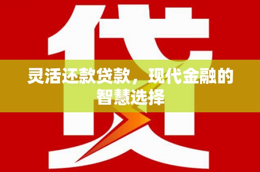 兰西灵活还款贷款，现代金融的智慧选择