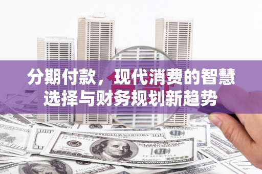 兰西分期付款，现代消费的智慧选择与财务规划新趋势
