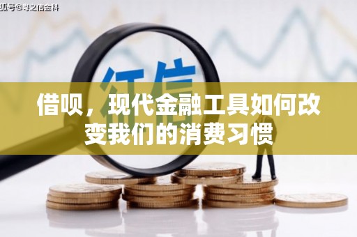 兰西借呗，现代金融工具如何改变我们的消费习惯