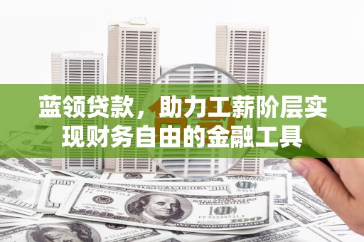 兰西蓝领贷款，助力工薪阶层实现财务自由的金融工具