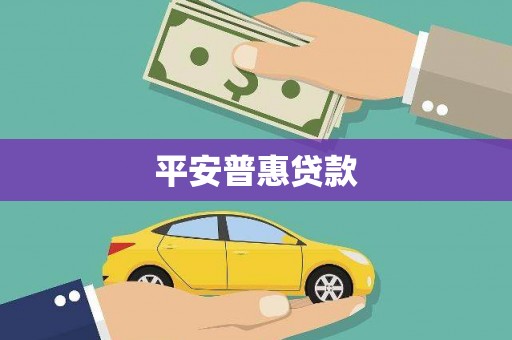 兰西平安普惠贷款