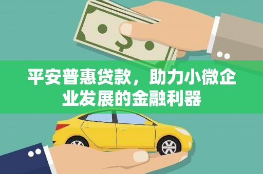兰西平安普惠贷款，助力小微企业发展的金融利器