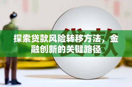 兰西探索贷款风险转移方法，金融创新的关键路径